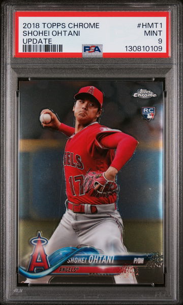 2018 Topps Chrome Update Shohei Ohtani #HMT1 PSA 9