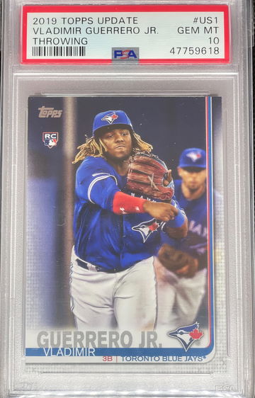 PSA 10 2019 Topps Update Vladimir Guerrero Jr Throwing #US1