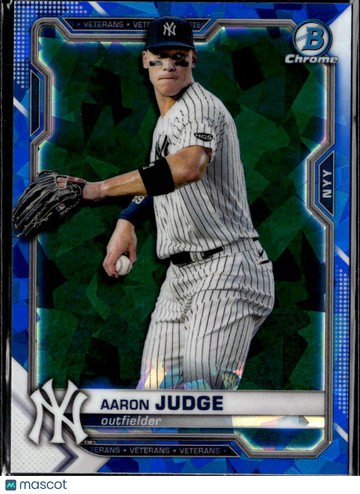 Aaron Judge 2021 Bowman Chrome Sapphire New York Yankees