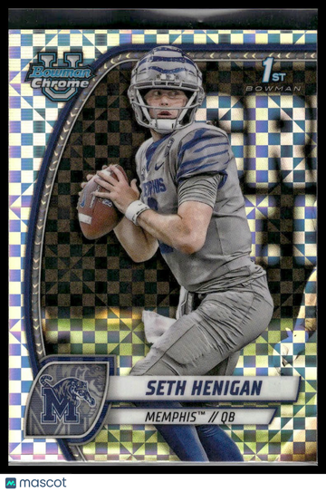 2024 Bowman University Chrome Seth Henigan #162 X-Fractor