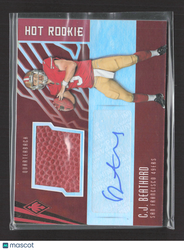 2017 Panini Phoenix Hot Rookie C.J. Beathard #HRS-CJB /299 Authentic Autograph Memorabilia
