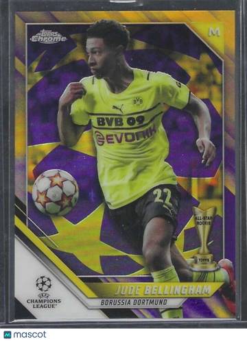 2021 Topps Chrome Jude Bellingham #58 Chrome Short Print