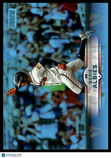 2025 Stadium Club Ozzie Albies #40 Light Blue Foil