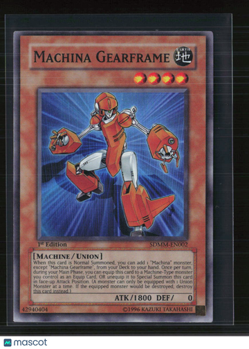 2010 Konami Machina Mayhem Structure Deck Machina Gearframe 1st Edition