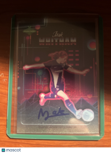 2024 Parkside NWSL Retro Series Mak Whitham #89 Chrome Refractor Short Print Insert