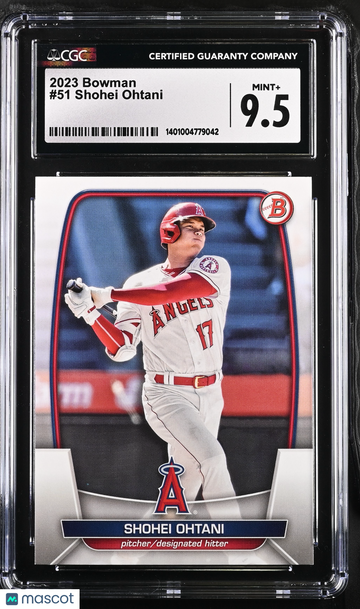 Shohei Ohtani 2023 Bowman Bowman CGC 9.5 #51