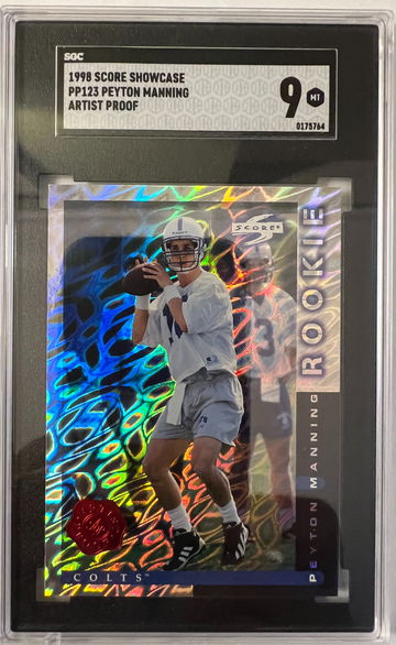 1998 Score Peyton Manning RC SGC 9 Artists Proof