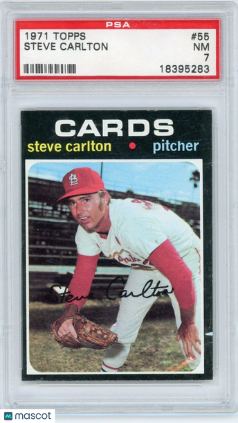 1971 Topps Steve Carlton #55 PSA 7