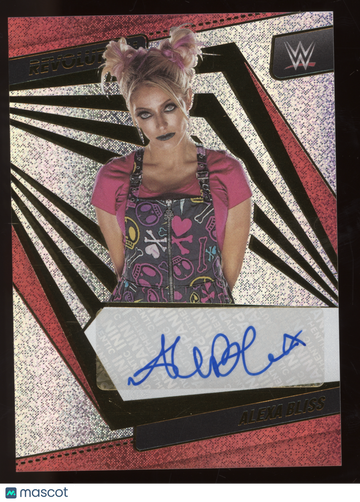 2022 Panini Revolution WWE Alexa Bliss #AG-ABS Autograph