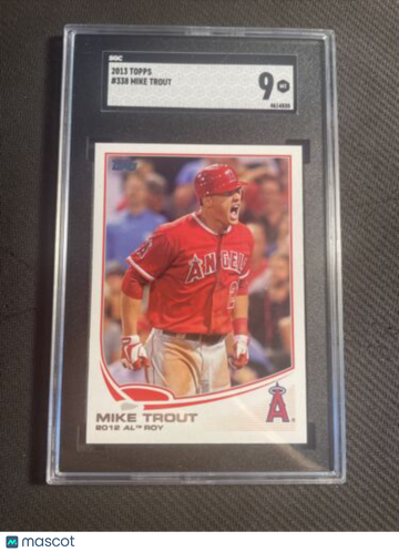 2013 Topps Mike Trout #338 SGC 9