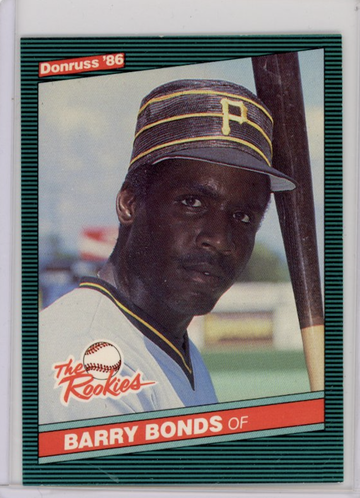 1986 Donruss The Rookies Barry Bonds - Iconic Rookie Good Condition