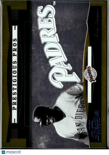Tony Gwynn 2005 Playoff Prestige Prestigious Pros San Diego Padres