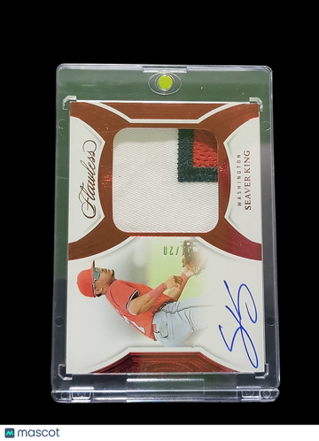2025 Panini Flawless Baseball Seaver King #PPA-SVK Prospect Patch Autographs Memorabilia