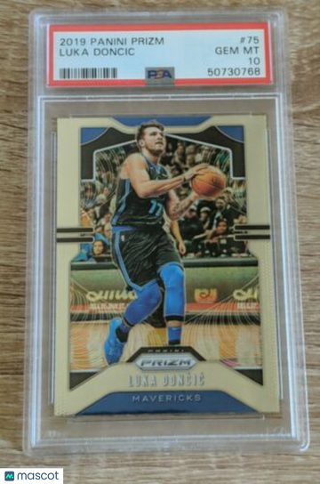 2019 Panini Prizm Luka Doncic #75 Parallel PSA 10