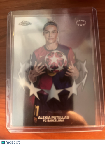 2024-25 Topps Chrome UEFA Women's Champions League Alexia Putellas #NO-1 Noble One