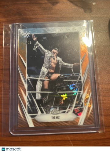 2026 topps chrome wwe The Miz #48 logofractor Parallel/Variety