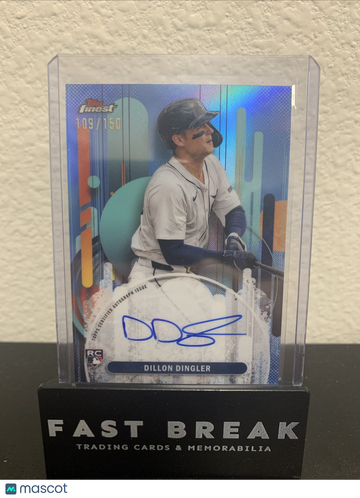 2025 Topps Finest Dillon Dingler #FA-DD Tiger Parallel/Variety Rookie Topps