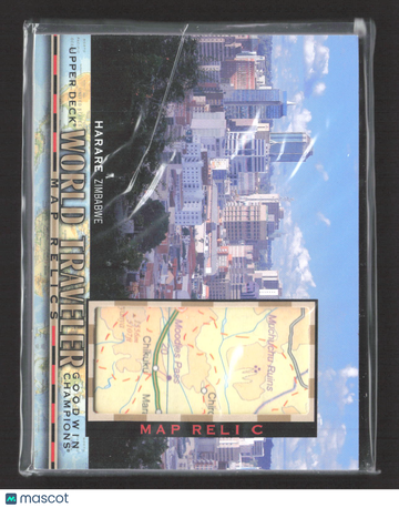 2021 Upper Deck Goodwin Champions World Traveler Map Relics Map Relic #WT-277