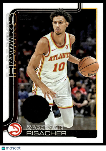 2025-26 Topps Zaccharie Risacher #62