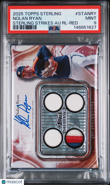2025 Topps Sterling Nolan Ryan #STANRY Red Parallel/Variety PSA 9 Topps