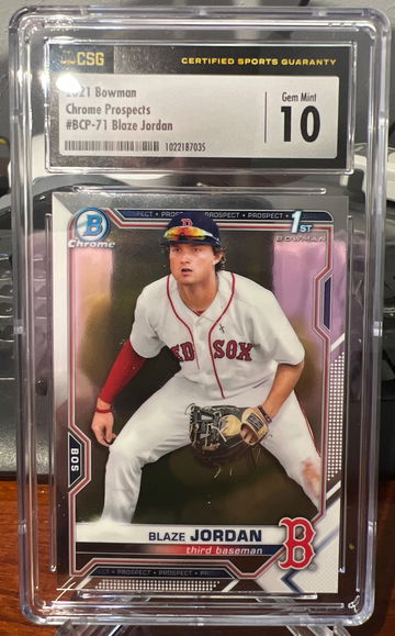 2021 bowman chrome prospects 71 Blaze Jordan