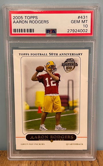 Aaron Rodgers 2005 Topps PSA 10
