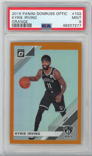 Kyrie Irving Optic Orange /199 PSA9 Nets #102