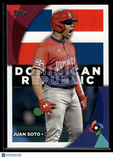 2023 Topps Juan Soto #WBC-7 2023 World Baseball Classic Stars Black SN
