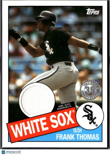Frank Thomas 2020 Topps 1985 Topps Baseball Relic Game-Used Memorabilia Chicago White Sox