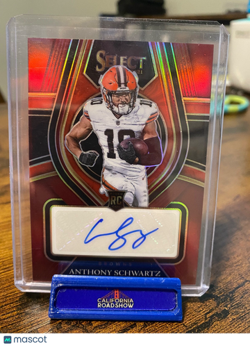 2021 Panini Select Anthony Schwartz #RS-ASC Prizm Panini Authentic