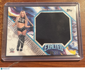 2025 Liv Morgan Aqua Memorabilia Topps
