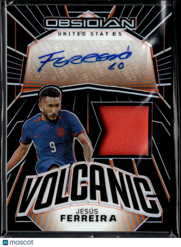 Jesús Ferreira 2024 Panini Obsidian Volcanic Authentic Memorabilia Memorabilia Authentic Signature Auto USA