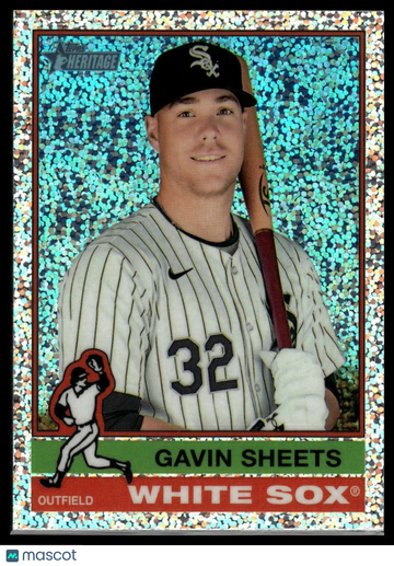 2025 Topps Heritage Gavin Sheets #464 Chrome Silver Sparkle Refractor