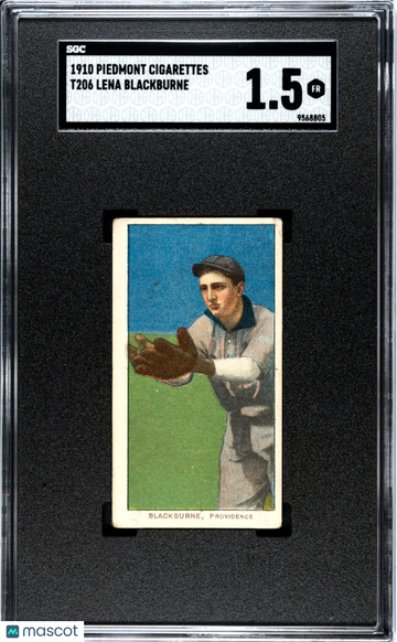1910 Piedmont Cigarettes (T206) Lena Blackburne SGC 1.5