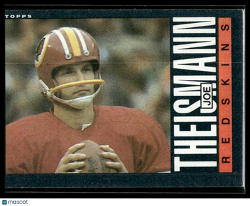 1985 Topps Joe Theismann #190