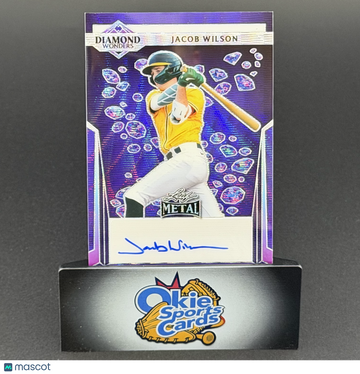 2023 Leaf Metal Diamond Wonders Jacob Wilson #DW-JW1 Purple /7