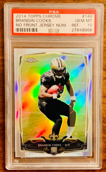 2014 Topps Chrome Brandon Cooks Refractor RC PSA 10 POP 28