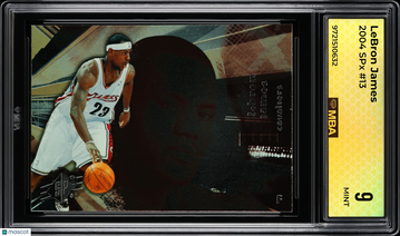 2004 SPx LeBron James #13 MBA 9
