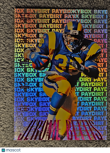 1995 SkyBox Paydirt Jerome Bettis #PD5 Purple HOF SP