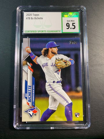 Bo Bichette 2020 Topps Rookie CSG 9.5