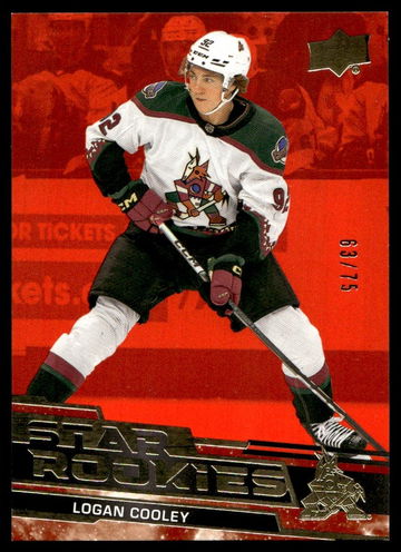 2024 Upper Deck Star Rookies Red Logan Cooley #3 RC /75