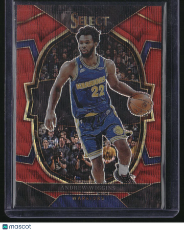 2022-23 Panini Select Andrew Wiggins #10 Red Wave Prizms Golden State Warriors