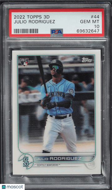 2022 Topps MLB 3D Julio Rodriguez #44 PSA 10