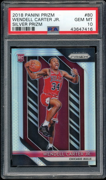 Wendell Carter Jr. Silver Prizm PSA 10