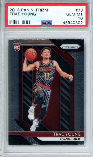 2018 Prizm Trae Young PSA 10
