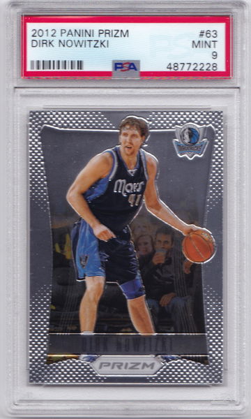 Dirk Nowitzki 2012 Prizm PSA 9