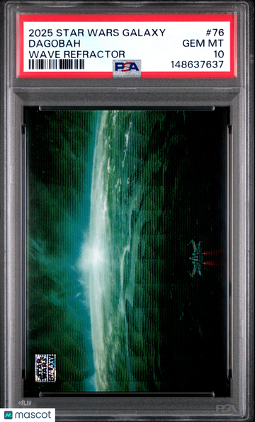 2025 Topps Chrome Star Wars Galaxy Dagobah #76 PSA 10