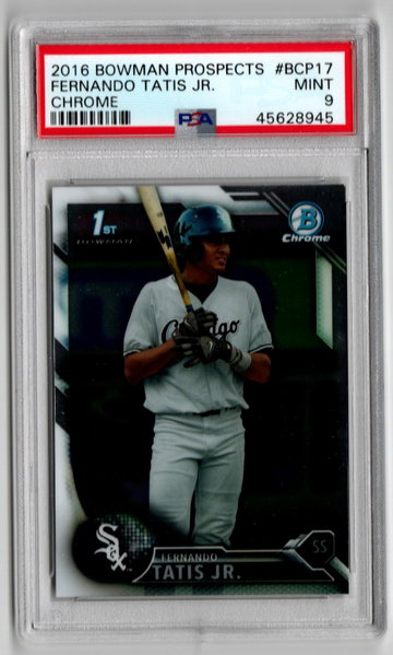 2016 Bowman Chrome Prospects Fernando Tatis Jr. PSA 9
