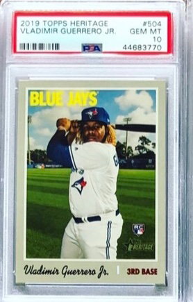 2019 Topps Heritage High Number Vladimir Guerrero Jr RC PSA 10 Qty