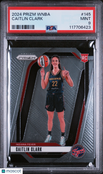 2024 Panini Prizm WNBA Caitlin Clark #145 Rookie Rookie PSA 9
